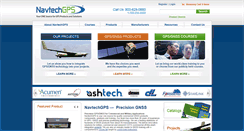 Desktop Screenshot of navtechgps.com